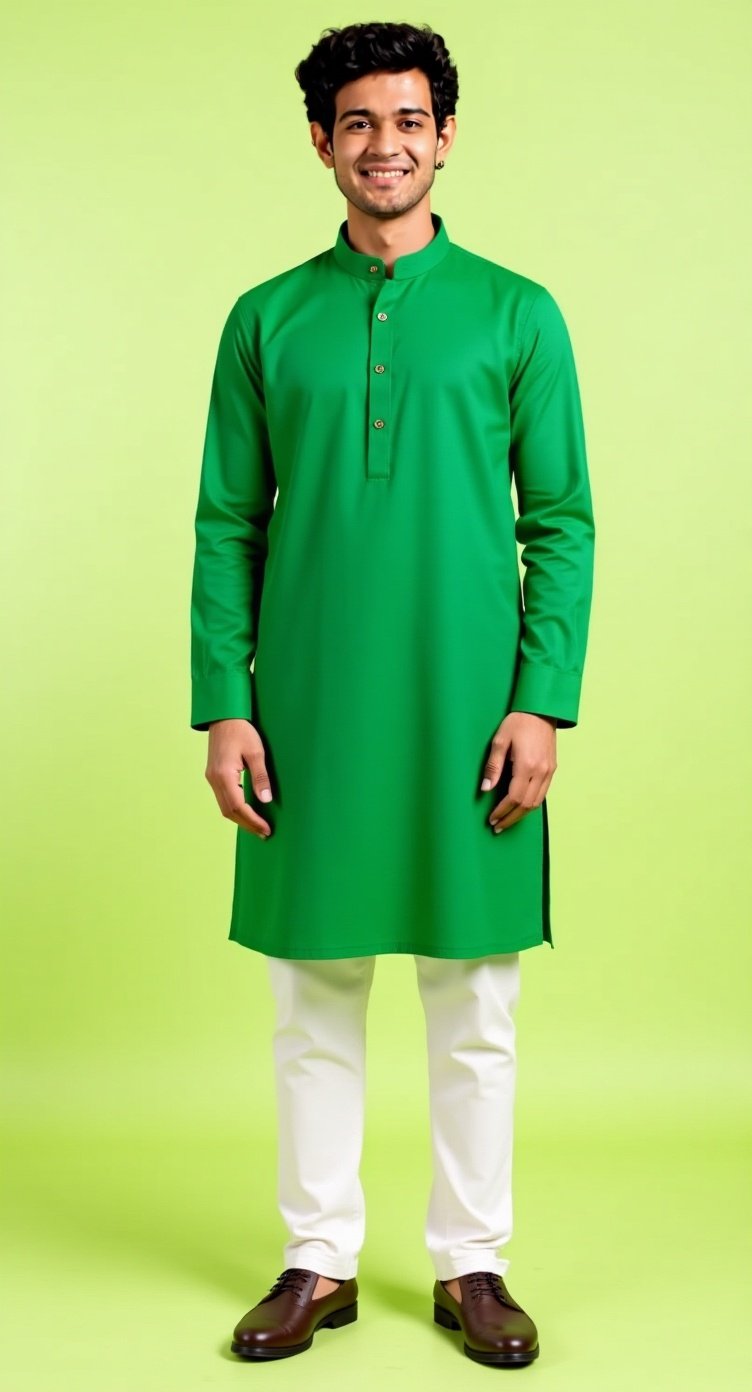 Classic Solid Cotton Kurta