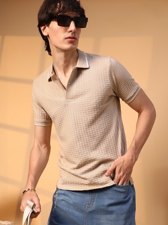 Men Polo Collar T-shirt - Image 5