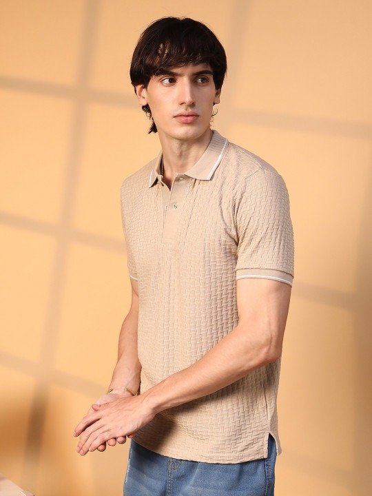 Men Polo Collar T-shirt - Image 4