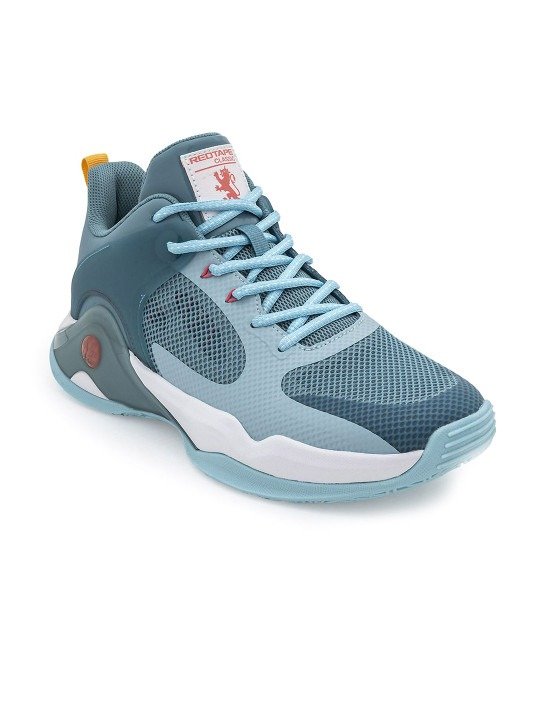 Modern Mesh Athletic Sneakers (Blue & White) - Image 3