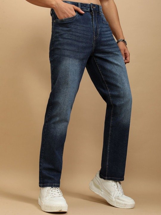 Classic Slim Fit Jeans - Dark Blue Wash