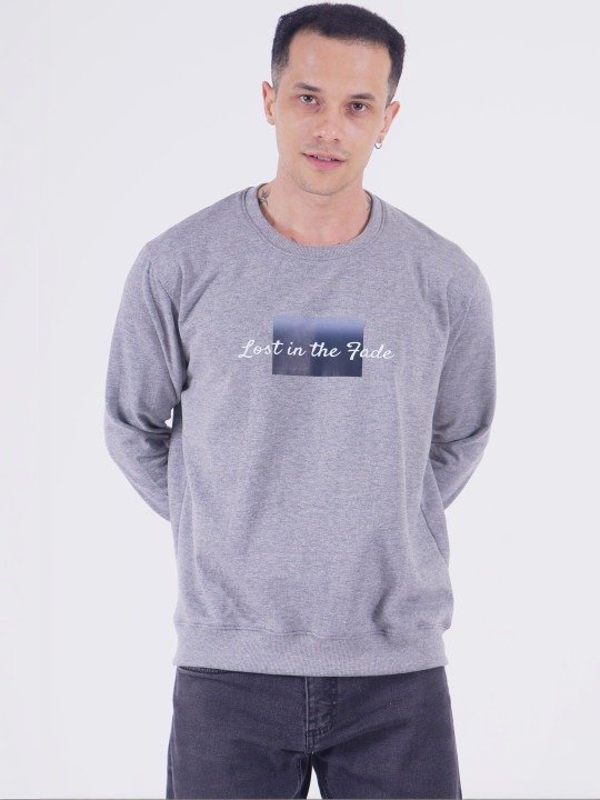 Lost in the Fade Sweatshirt - Grey - Image 7