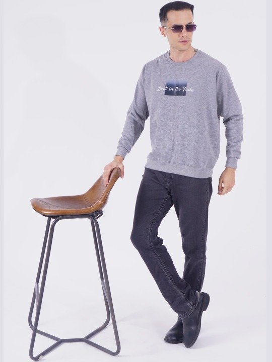 Lost in the Fade Sweatshirt - Grey - Image 5