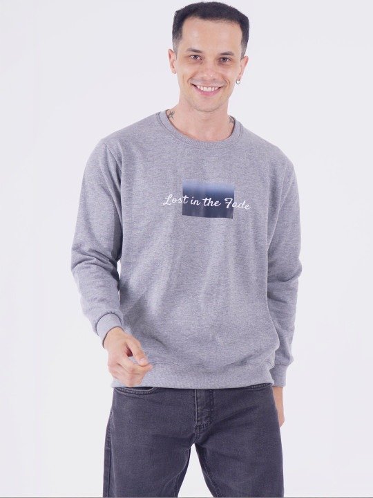 Lost in the Fade Sweatshirt - Grey - Image 4