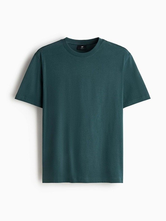 Relaxed Crew Neck T-Shirt - Butter Yellow - Image 6